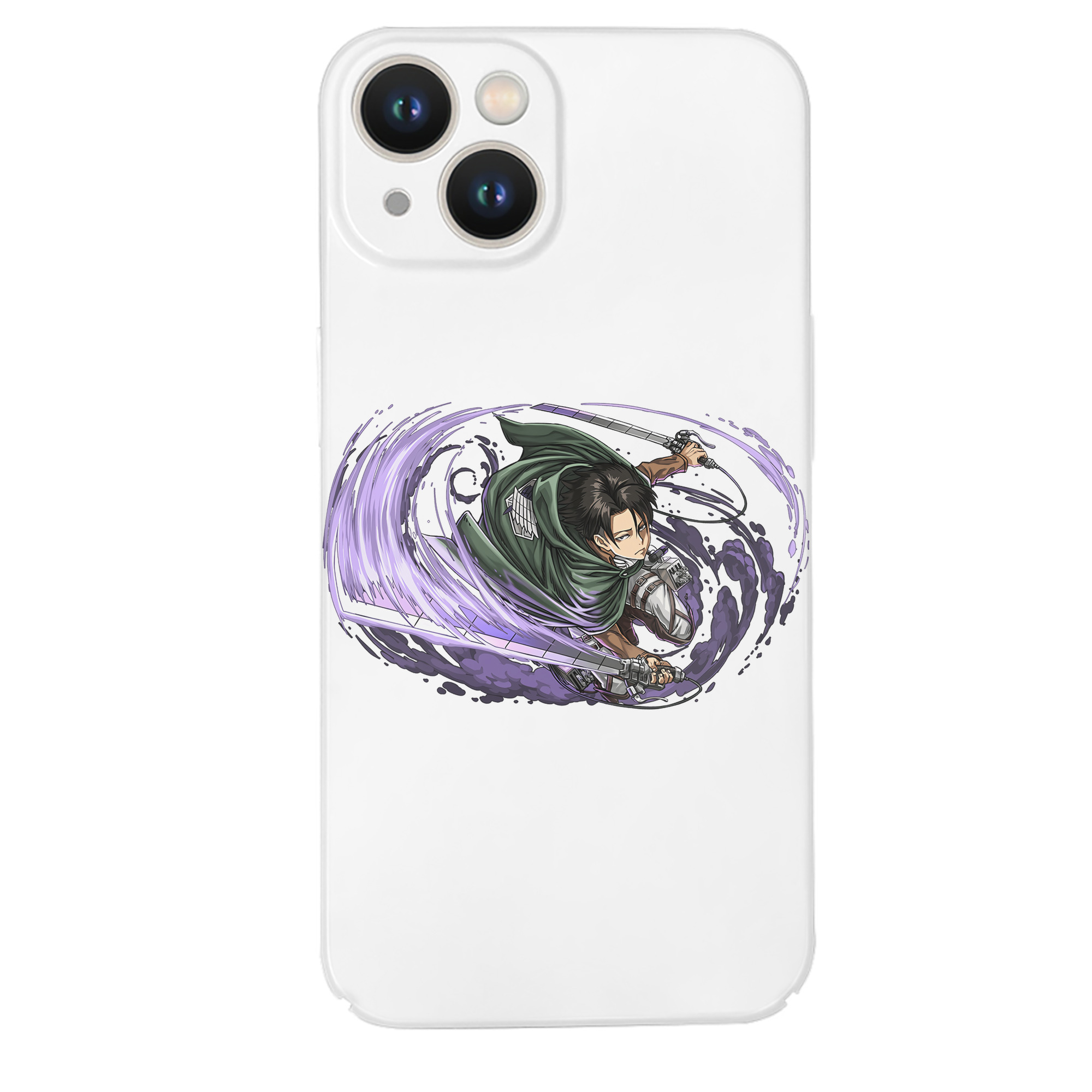 （画像用） 進撃の巨人 リヴァイ·アッカーマン Attack on Titan Levi Ackerman 【iPhone 14シリーズ対応】ハードケース